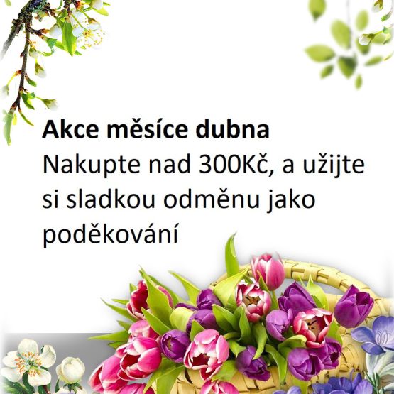 Dubnová akce na prodejně DOBŘÍŠ